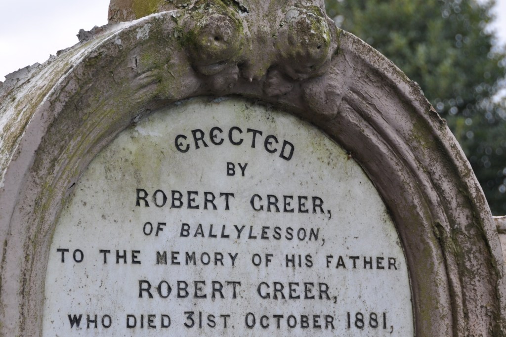 Ballylesson gravestone