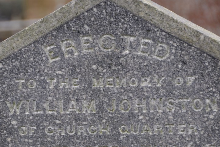 Church Quarter gravestone - Version 3