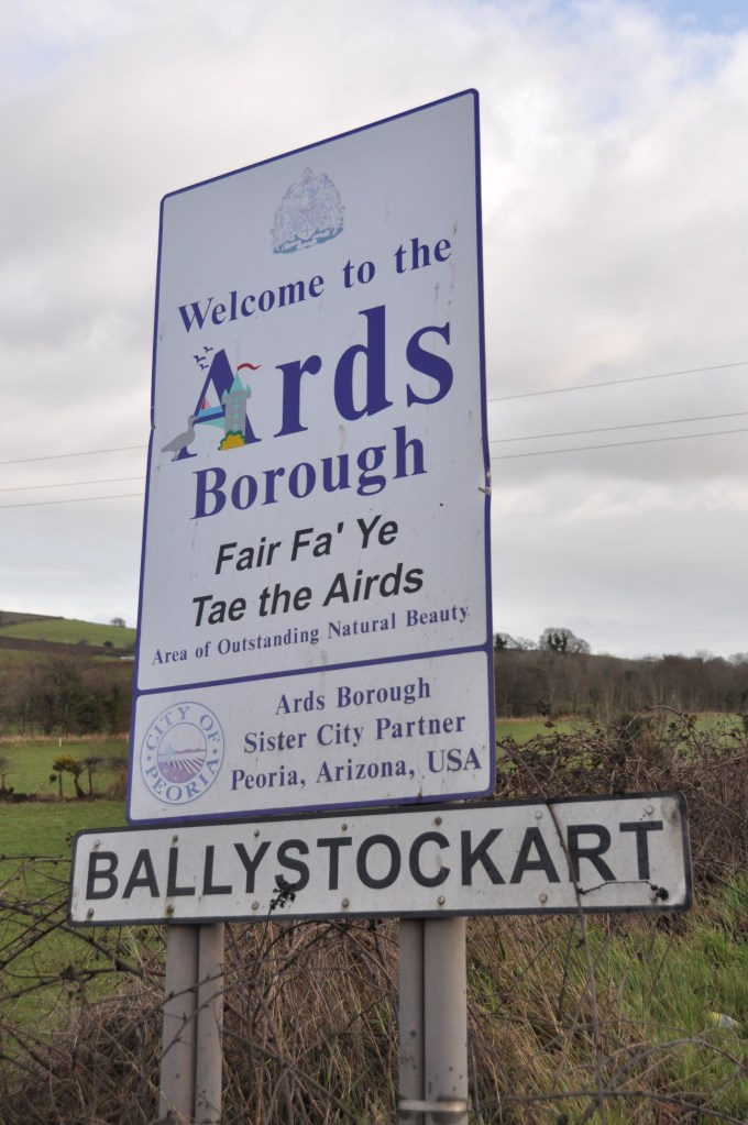 Ballystockart and Ards sign
