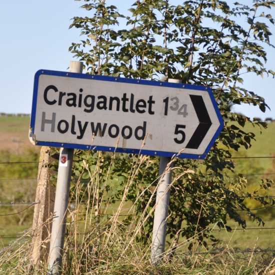 Craigantlet-Holywood sign
