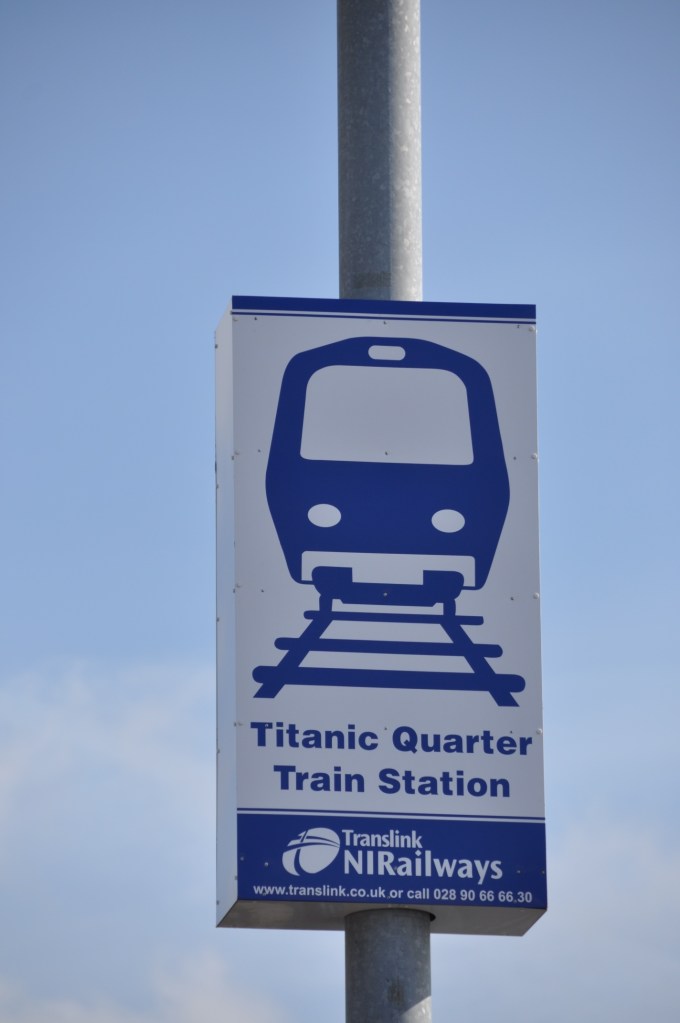 Titanic Quarter sign