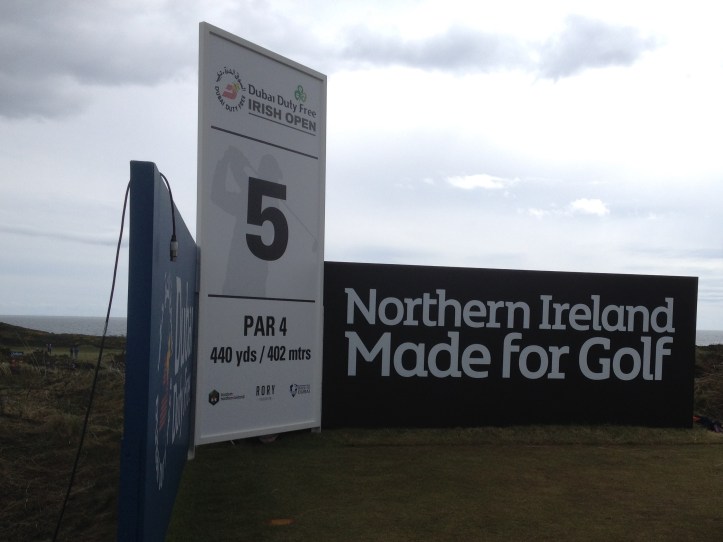 Irish Open 5th tee