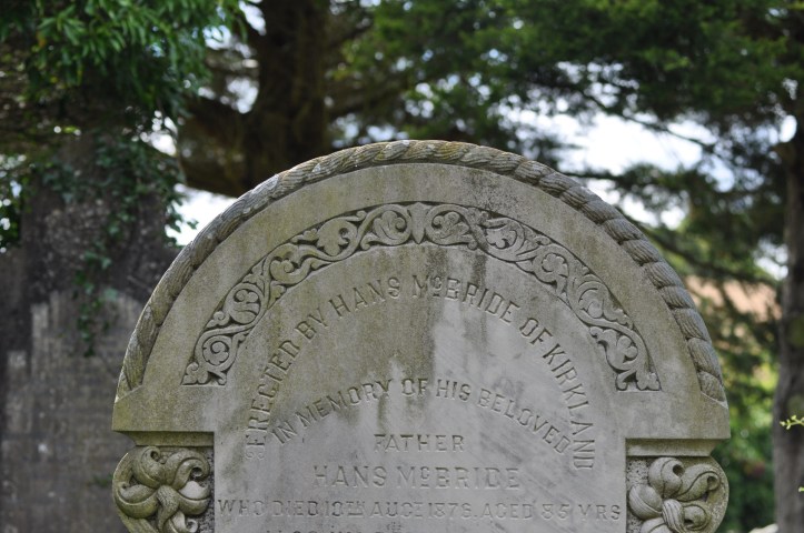 Killaresy gravestone Kirkland McBride