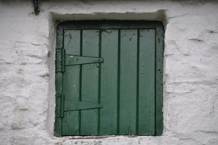 Ballycopeland Windmill green door
