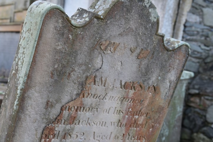 Jackson of Knocknagoney grave in Holywood