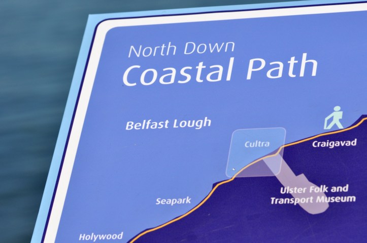 Coastal Path sign at Cultra