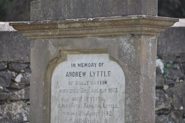 Headstone for Little of Ballymartin in Killinchy