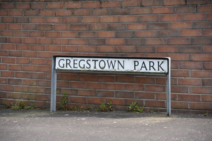 Gregstown Park sign