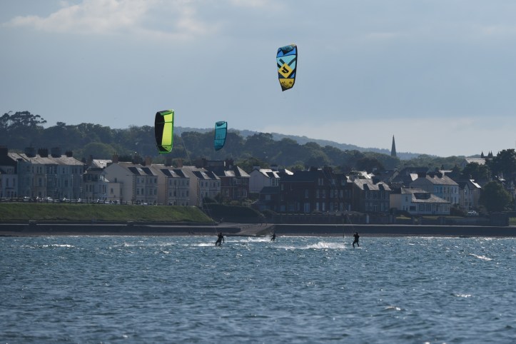 Ballyholme kitesurfers