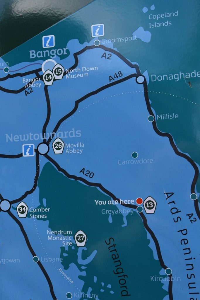 Greyabbey on Ards Peninsula map
