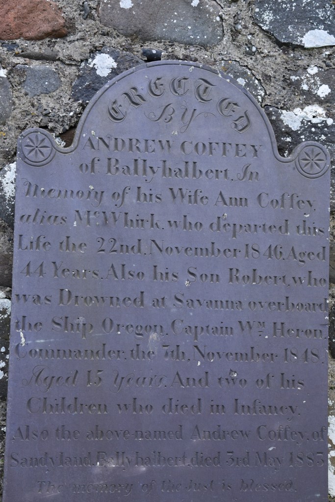 gravestone-for-coffey-of-ballyhalbert